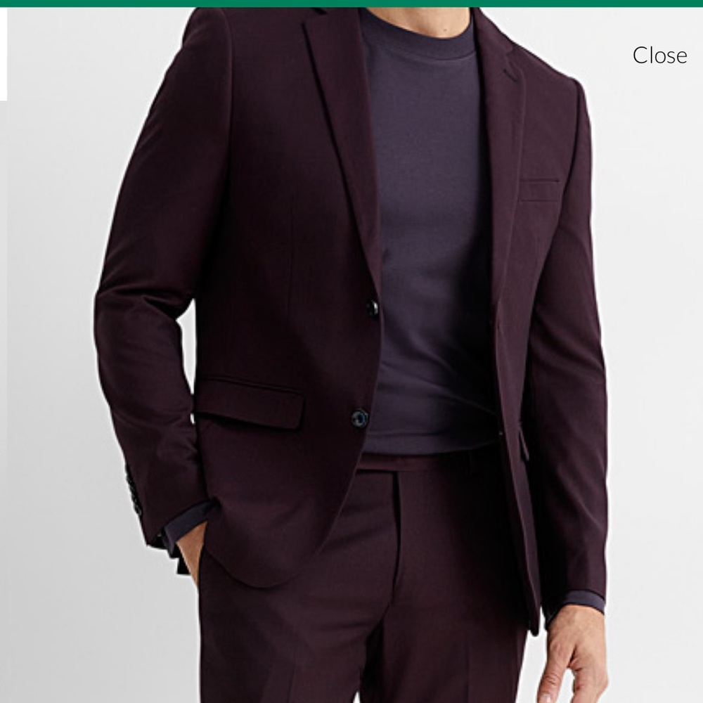 BNWT 2 pieces burgundy suits